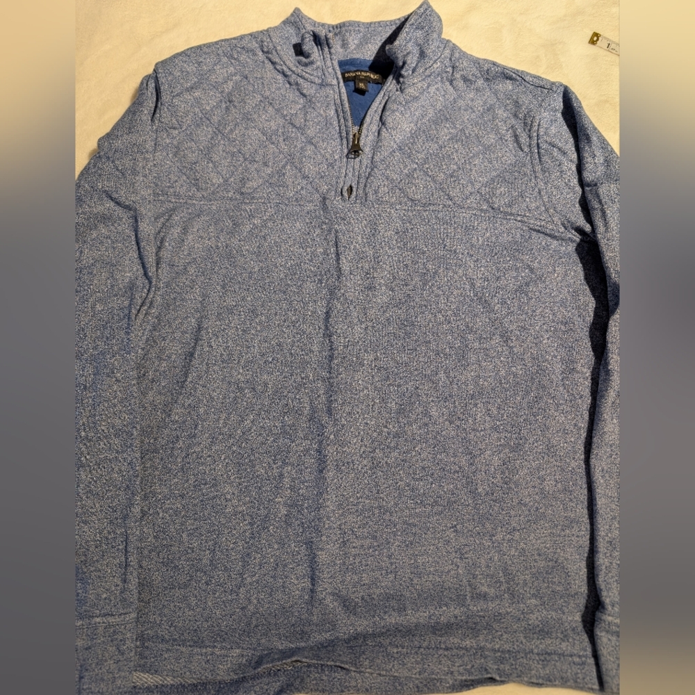 Banana Republic Blue Quarter-Zip Pullover. Xl